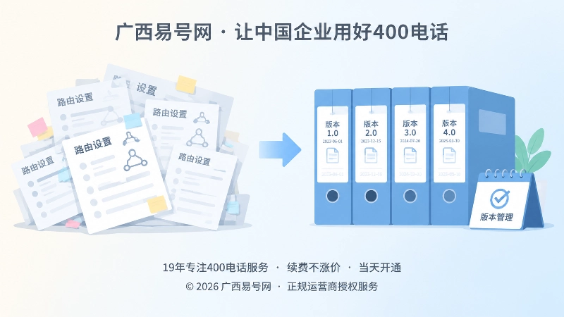 旧路由设置与版本档案对比图